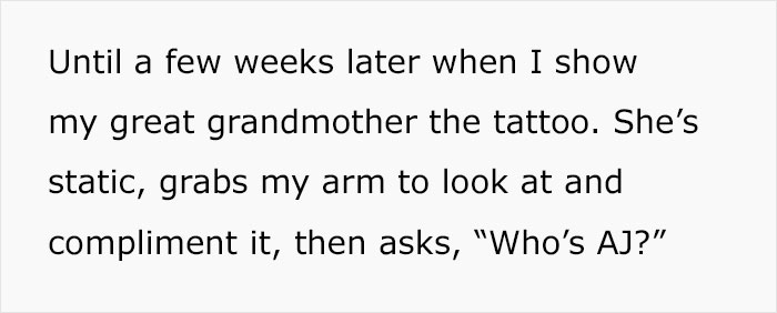 This Person Got A Tattoo In Honor Of Their Family, Tattoo Artist Hid Their Initials In It