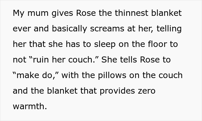 Guy Is Furious After His Mother Makes His Pregnant Girlfriend Sleep On The Floor And Keeps Checking On Her So She Doesn't Dare To Sleep On The Couch Guy Is Furious After His Mother Makes His Pregnant Girlfriend Sleep On The Floor And Keeps Checking On Her So She Doesn't Dare To Sleep On The Couch