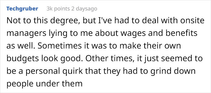 Boss Lies About This Person's Position To Keep Them Away From Benefits, Regrets It When They Find Out Boss Lies About This Person's Position To Keep Them Away From Benefits, Regrets It When They Find Out