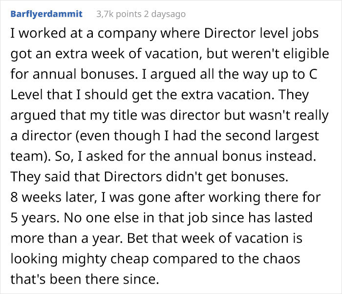 Boss Lies About This Person's Position To Keep Them Away From Benefits, Regrets It When They Find Out Boss Lies About This Person's Position To Keep Them Away From Benefits, Regrets It When They Find Out