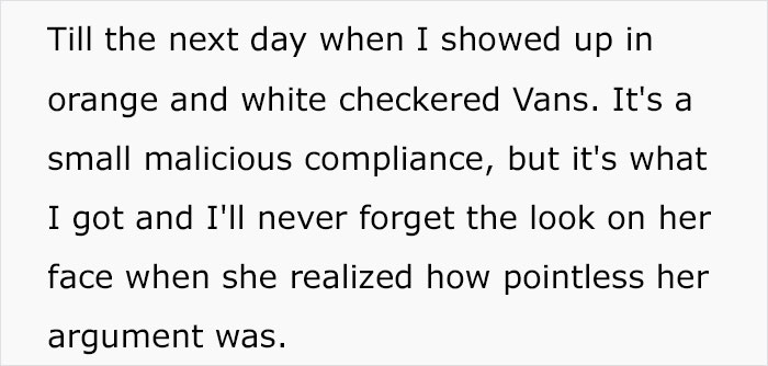 Micromanaging Boss Writes This Man Up For Wearing Red Shoes To Work, So He Followed The Dress Code To The Book Micromanaging Boss Writes This Man Up For Wearing Red Shoes To Work, So He Followed The Dress Code To The Book