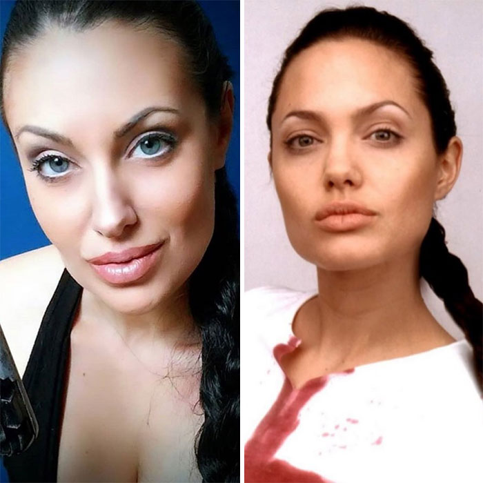 Parecida a Angelina Jolie