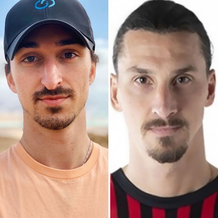 Look-Alike And Zlatan Ibrahimovic