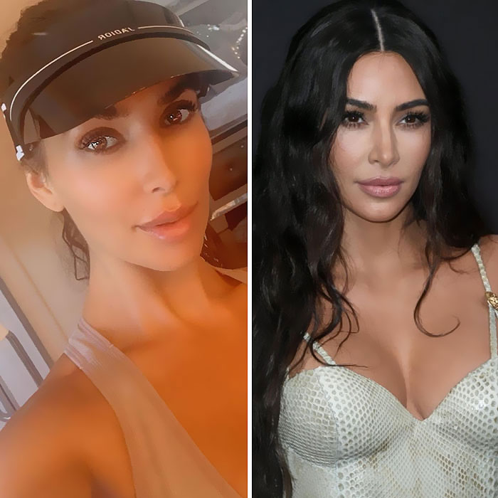 Look-Alike And Kim Kardashian
