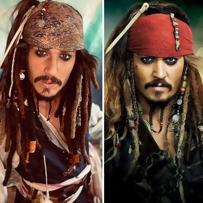 Look-Alike And Captain Jack Sparrow