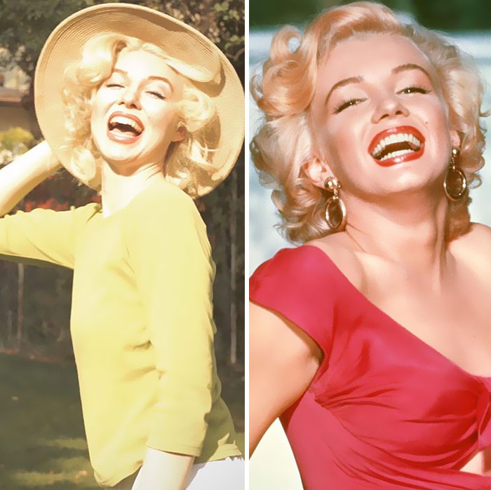 Parecida a Marilyn Monroe