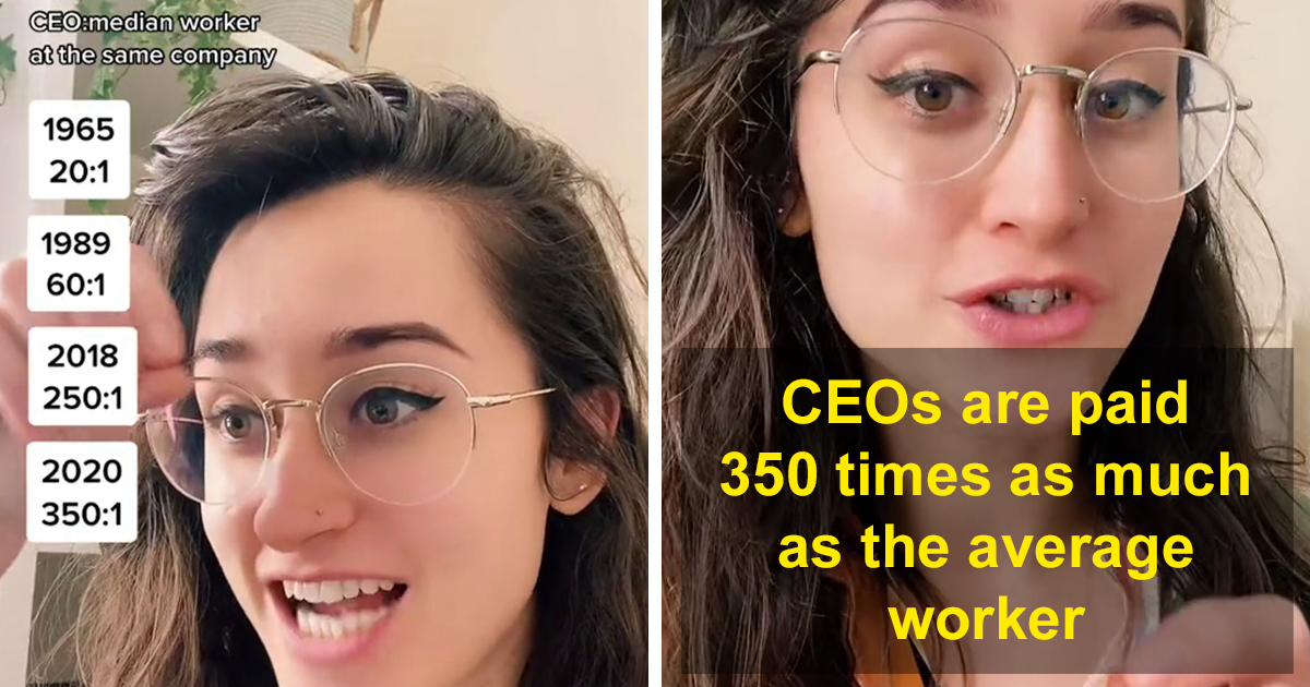 "Do You Really Think Boss Man 'Earns' That?": Woman Breaks Down The Massive Wage Gap Between CEOs And Their Employees - Vimarsana News