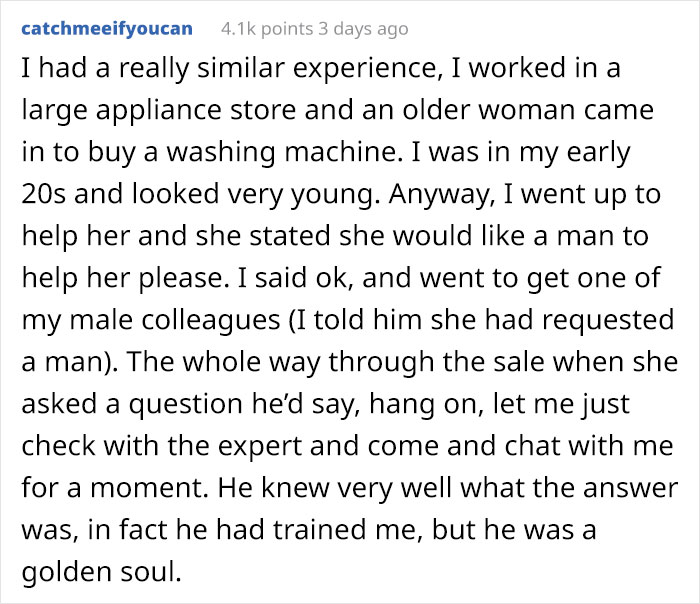 Female Manager At A Hardware Store Maliciously Complies To A Customer’s Request For A “Man’s Help”