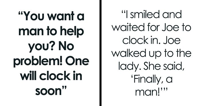 Female Manager At A Hardware Store Maliciously Complies To A Customer’s Request For A “Man’s Help”