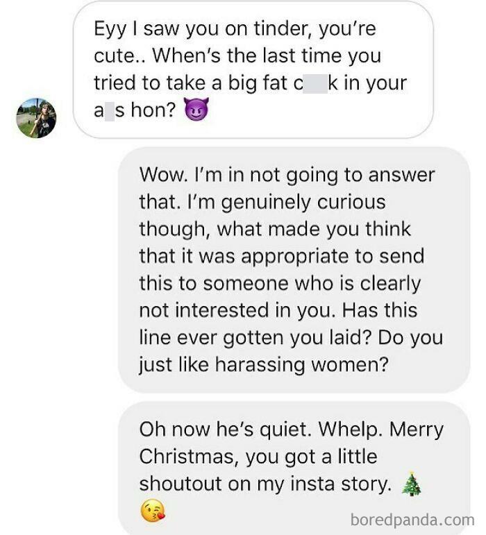 Merry Christmas! ‘Tis The Season For Tinder Creepers To Assault Your Instagram Dms! 😄🎄