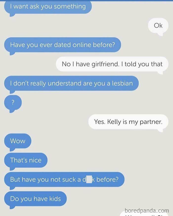 Dear Men, The World Is Not Your Dating App. This Is From Words With Friends, Submitted By An Out Lesbian. 🤦‍♀️🤦‍♀️🤦‍♀️🤦‍♀️🤦‍♀️ Also, This Stuff Doesn’t Just Happen On Dating Apps, It’s Fucking Everywhere 🌀🌀🌀 #byefelipe