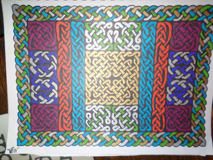 I Like To Draw And Color Celtic Knots