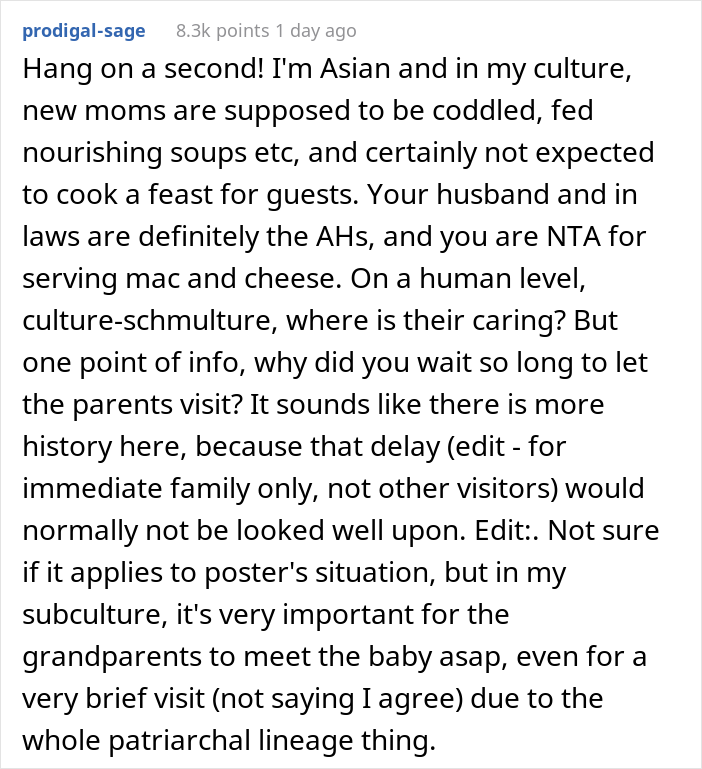 Asian Husband Is Furious That His American Wife Served His Family Mac N Cheese For Dinner Asian Husband Is Furious That His American Wife Served His Family Mac N Cheese For Dinner