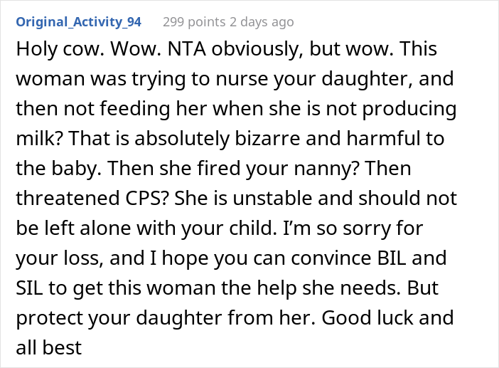 Dad Is Livid Over His Mother-In-Law Sneakily Breastfeeding His Daughter And Firing The Nanny Without Consulting Him, Calls The Cops On Her Dad Is Livid Over His Mother-In-Law Sneakily Breastfeeding His Daughter And Firing The Nanny Without Consulting Him, Calls The Cops On Her