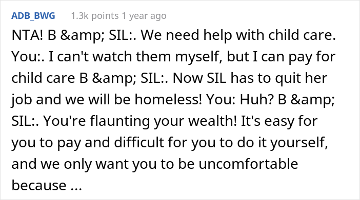 Drama Ensues After Woman Asked SIL And Brother To Find Someone Else To Care For Their 5 Y.O. And 7 Y.O. Children During The Day Drama Ensues After Woman Asked SIL And Brother To Find Someone Else To Care For Their 5 Y.O. And 7 Y.O. Children During The Day