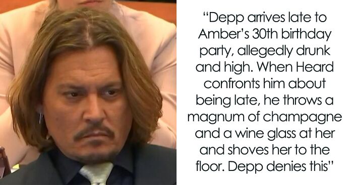 All The Things That Happened Between Johnny Depp And Amber Heard That Are Known To The Public, As Pointed Out By This Twitter User