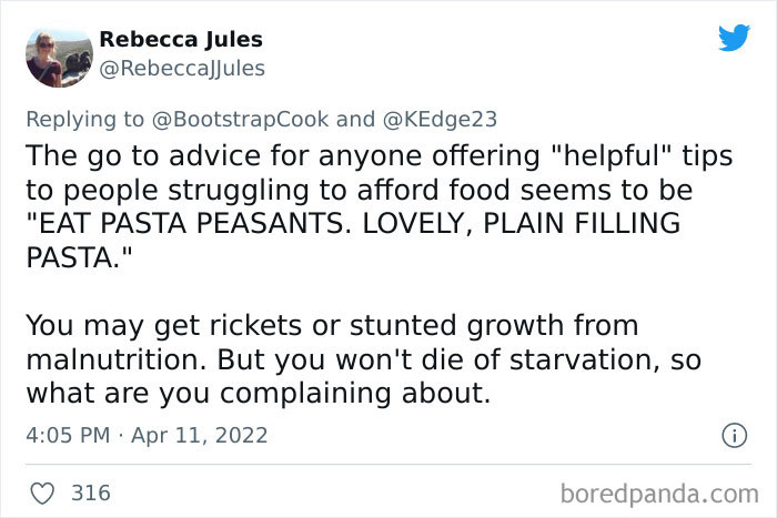 Delusional Conservative Says Families Should Just Eat Plain Pasta, Poverty Activist Destroys Him With Her Answer