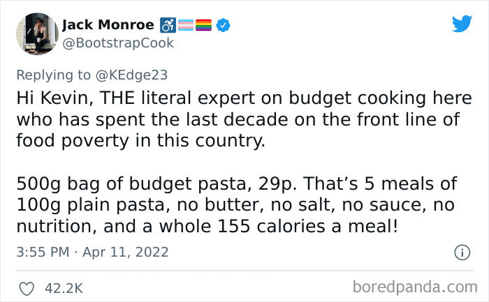 Delusional Conservative Says Families Should Just Eat Plain Pasta, Poverty Activist Destroys Him With Her Answer Delusional Conservative Says Families Should Just Eat Plain Pasta, Poverty Activist Destroys Him With Her Answer