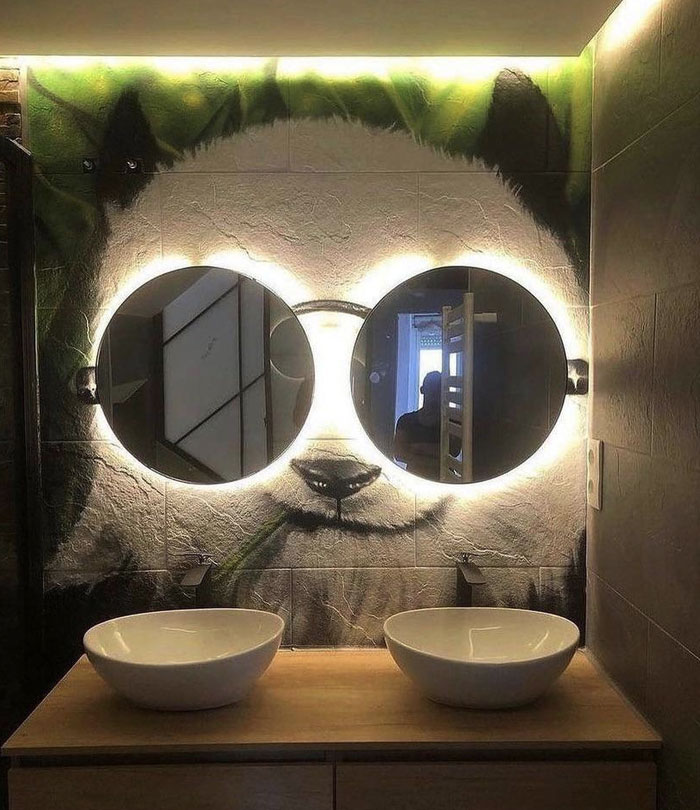 Baño de panda
