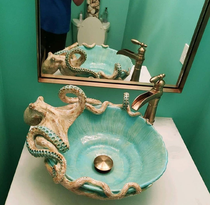 Octopus Bathroom Sink