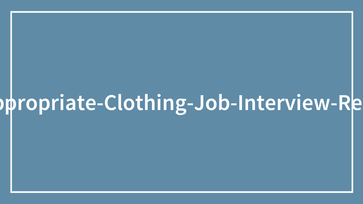 30 Times People Wore The Most Inappropriate Clothes For Job Interviews, As Revealed By Folks In This Online Thread