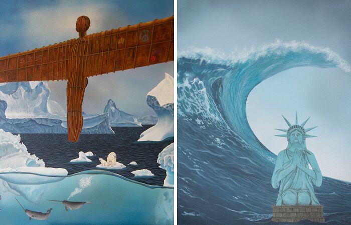 I Paint The Future After Climate Change (9 Pics)
