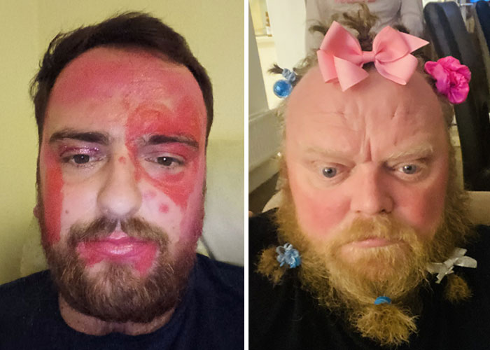 Dads Share 30 Times Their Daughters Used Them For Makeup Experiments And It’s Hilariously Wholesome