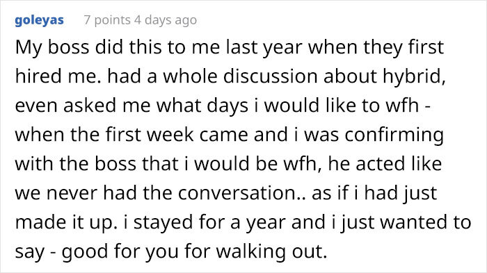 Person Quits After 3 Days Of Work After They Realized The Hybrid Work Model Was A Lie Person Quits After 3 Days Of Work After They Realized The Hybrid Work Model Was A Lie