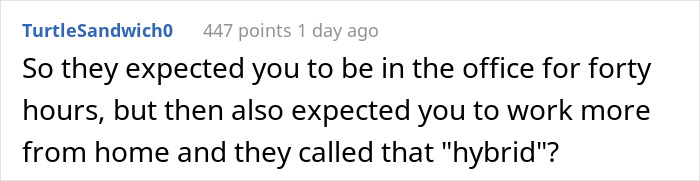 Person Quits After 3 Days Of Work After They Realized The Hybrid Work Model Was A Lie Person Quits After 3 Days Of Work After They Realized The Hybrid Work Model Was A Lie
