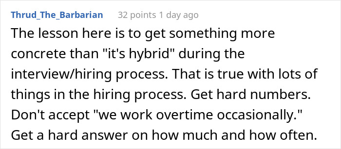 Person Quits After 3 Days Of Work After They Realized The Hybrid Work Model Was A Lie