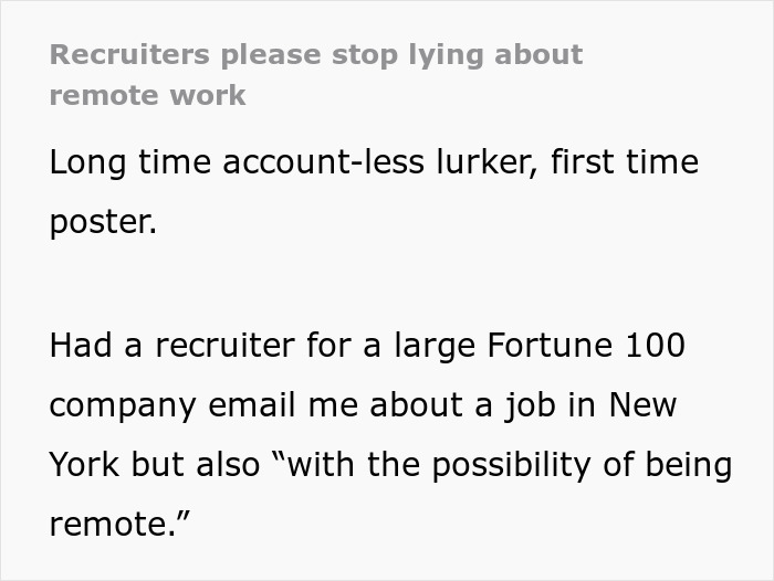 Person Quits After 3 Days Of Work After They Realized The Hybrid Work Model Was A Lie Person Quits After 3 Days Of Work After They Realized The Hybrid Work Model Was A Lie
