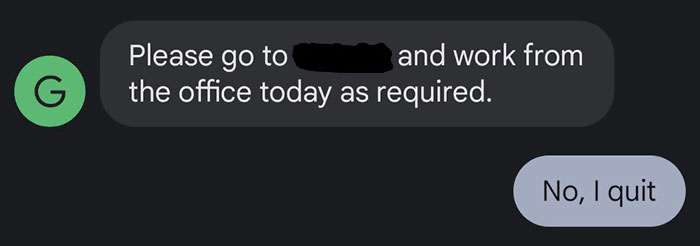 Person Quits After 3 Days Of Work After They Realized The Hybrid Work Model Was A Lie Person Quits After 3 Days Of Work After They Realized The Hybrid Work Model Was A Lie