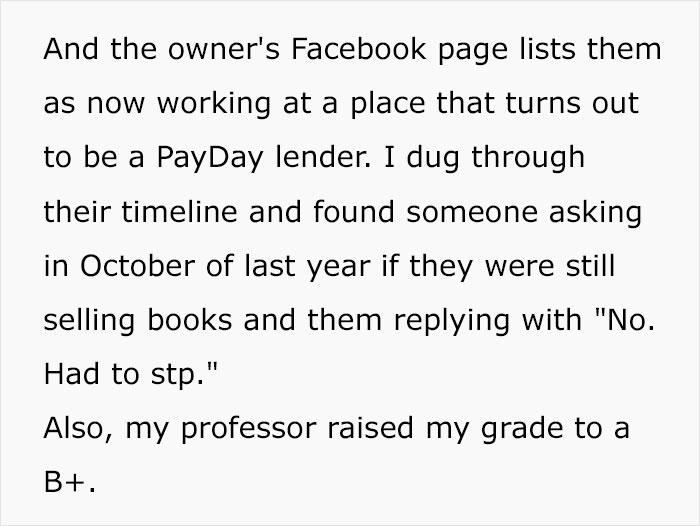 PhD Student Gets A Poor Grade For Buying A Pirate Book Copy, Starts A Pro-Revenge Investigation, Makes The Bootleg Shop Shut Down PhD Student Gets A Poor Grade For Buying A Pirate Book Copy, Starts A Pro-Revenge Investigation, Makes The Bootleg Shop Shut Down