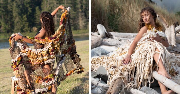 I Weave Wall Tapestries Made From Natural Fibers And Dyes