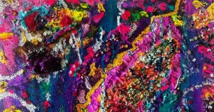 Queennoble’s Satisfying Textured Abstract Wall Artworks That Will Make You Want To Run Hands Through Them (31 Pics)