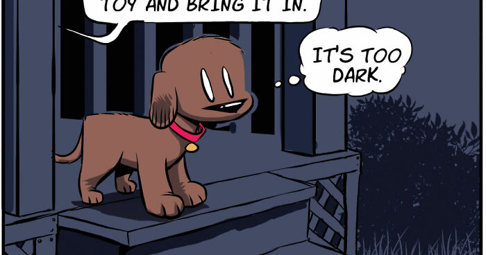 My Comics About My Scaredy Cat Rescue Dogs