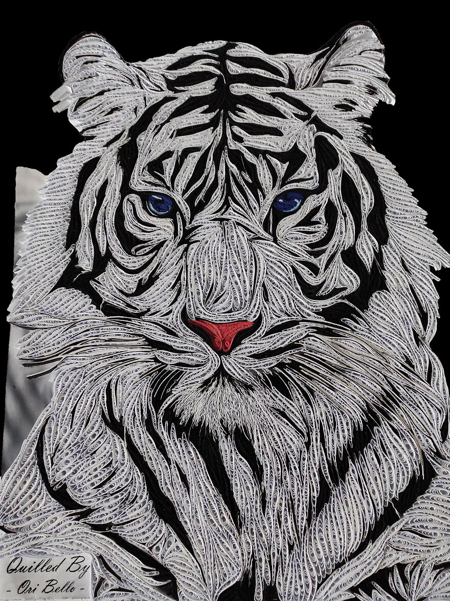 My Bengal Tiger - 3D Paper Art (Quilling)
