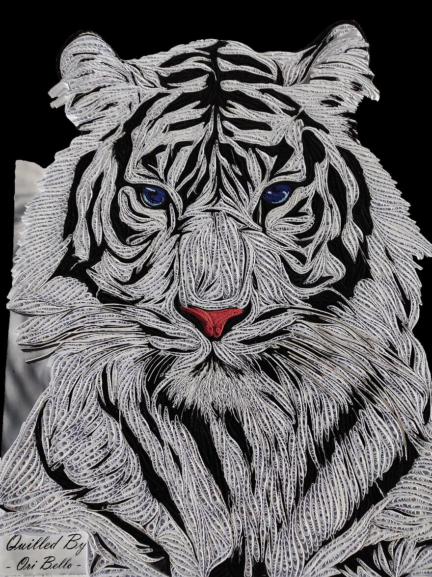 My Bengal Tiger - 3D Paper Art (Quilling) My Bengal Tiger - 3D Paper Art (Quilling)