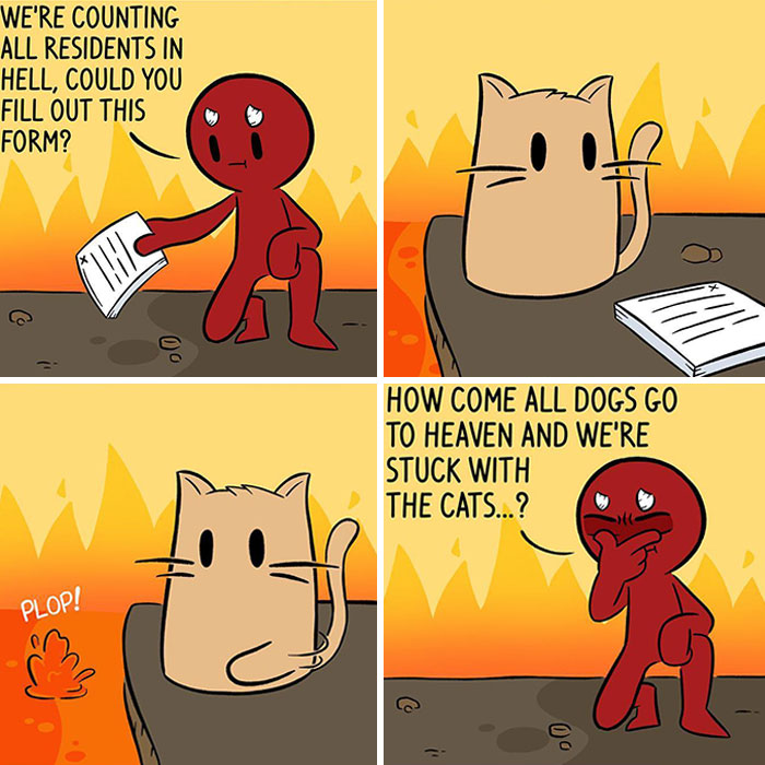 Artist Creates Funny Comics About Situations In The Daily Life Of The Afterlife (40 New Pics)