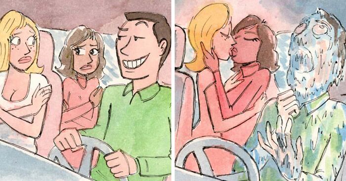 Dark And Unexpected Twists: 50 Comics By ToonHole John