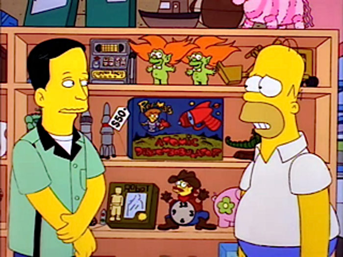 Homer Is Afraid That Bart Is Gay