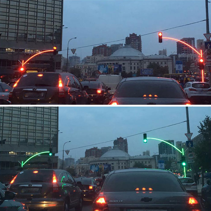 Semáforos en Ucrania