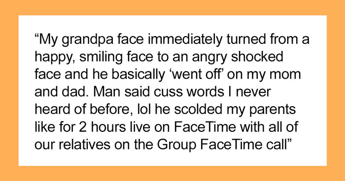 Mom And Dad Are Disappointed That Their Son Told Grandfather That He Got Kicked Out Of Their Home As He Turned 18