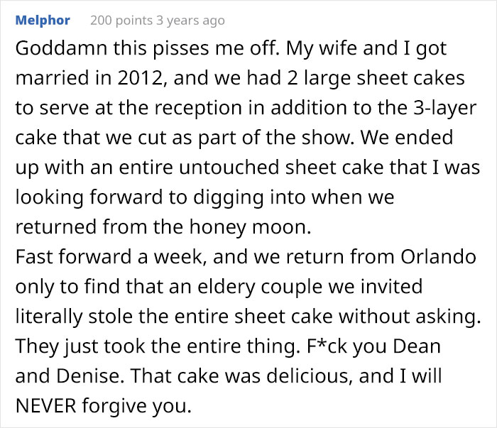 "Who The Hell Does This?": Bride Is Flabbergasted To Discover A Wedding Guest Took 10 Containers Of Food From The Wedding And Left A $5 Gift "Who The Hell Does This?": Bride Is Flabbergasted To Discover A Wedding Guest Took 10 Containers Of Food From The Wedding And Left A $5 Gift