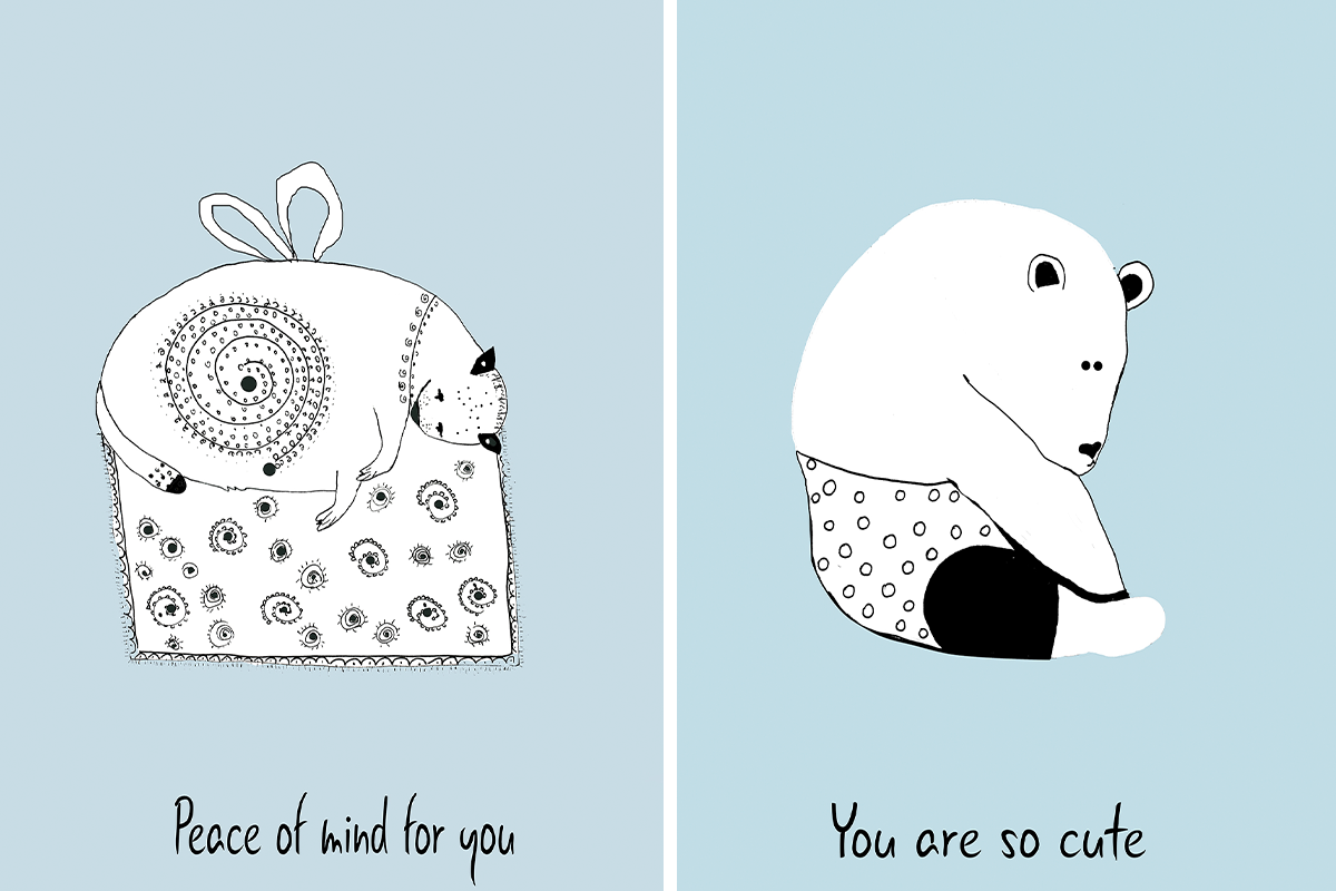 My Niece's Funny Drawings Inspired Me To Create These Postcards (18 Pics) |  Bored Panda