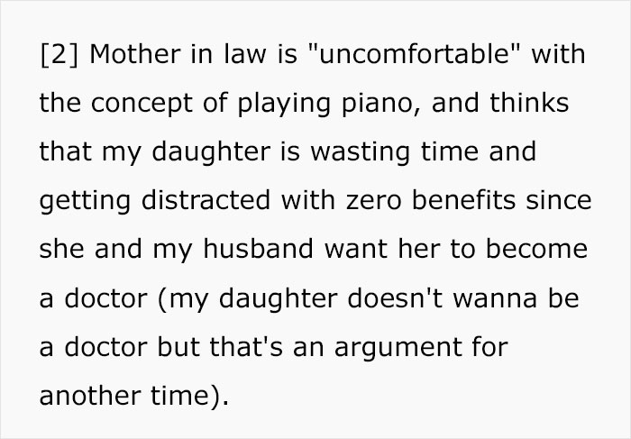 MIL Keeps Criticizing Daughter’s Performances Right To Her Face, Family Drama Ensues When Mom Tells Husband To Stop Inviting Her MIL Keeps Criticizing Daughter’s Performances Right To Her Face, Family Drama Ensues When Mom Tells Husband To Stop Inviting Her