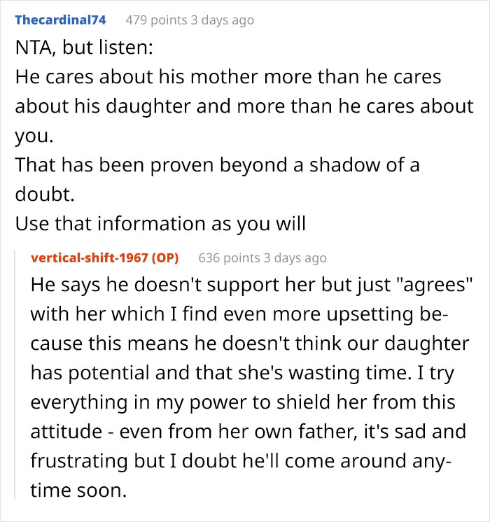 MIL Keeps Criticizing Daughter’s Performances Right To Her Face, Family Drama Ensues When Mom Tells Husband To Stop Inviting Her MIL Keeps Criticizing Daughter’s Performances Right To Her Face, Family Drama Ensues When Mom Tells Husband To Stop Inviting Her