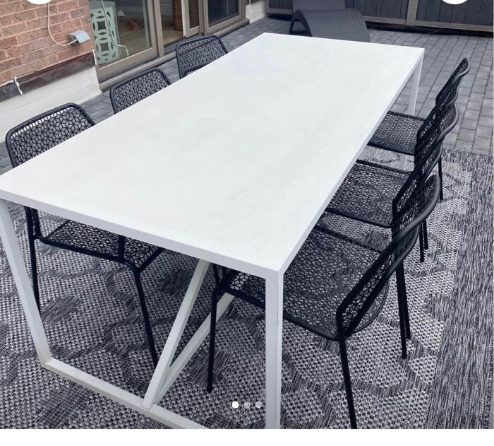 Blue Dot Chairs And Table Retail $3000, Got For $30 For All On Fb Marketplace