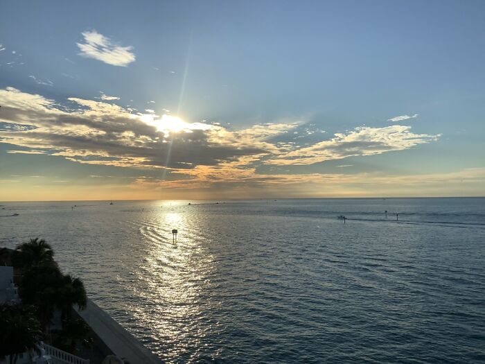 Naples, Florida From My Balcony Nearing Sunset