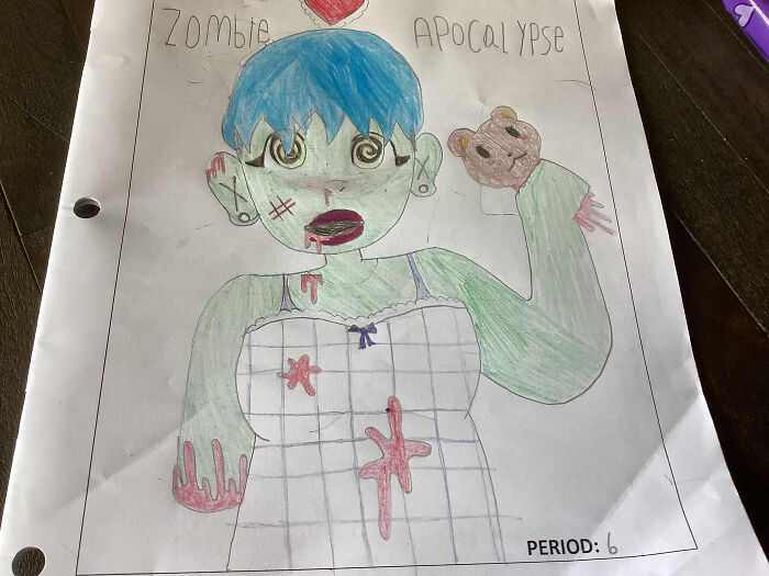 Zombie Girl I Made At School